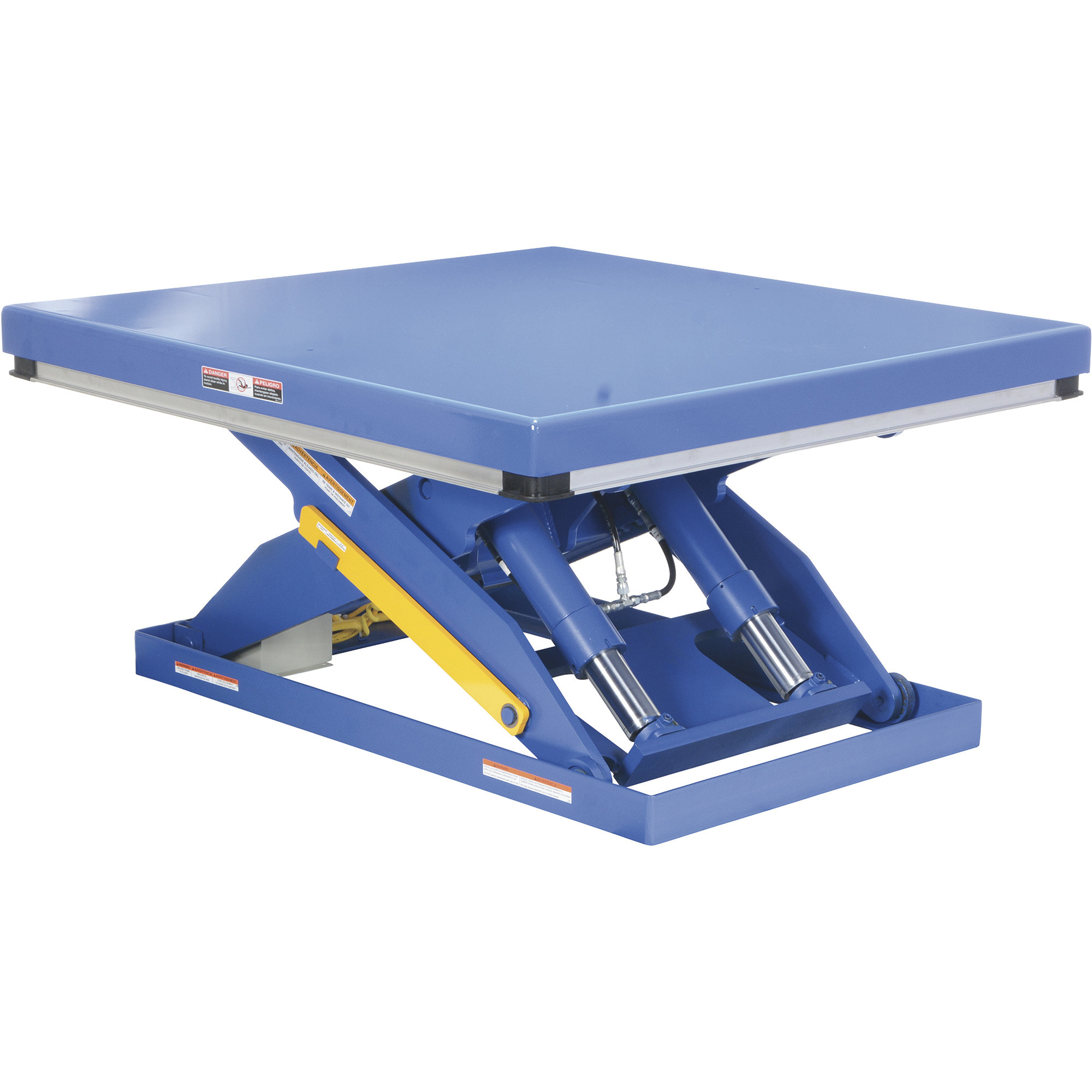 Vestil Electric Hydraulic Lift Table - 48in. x 48in., 4000-Lb. Capacity, 7in. to 43in. Height, Model# EHLT-4848-4-43